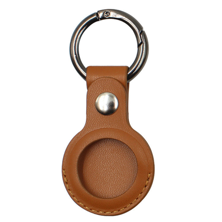Compatible with Apple, Tracker Protective Cover Locator Anti-Lost Bag Close-Fitting Airtag Leather Case Keychain Manufacturer