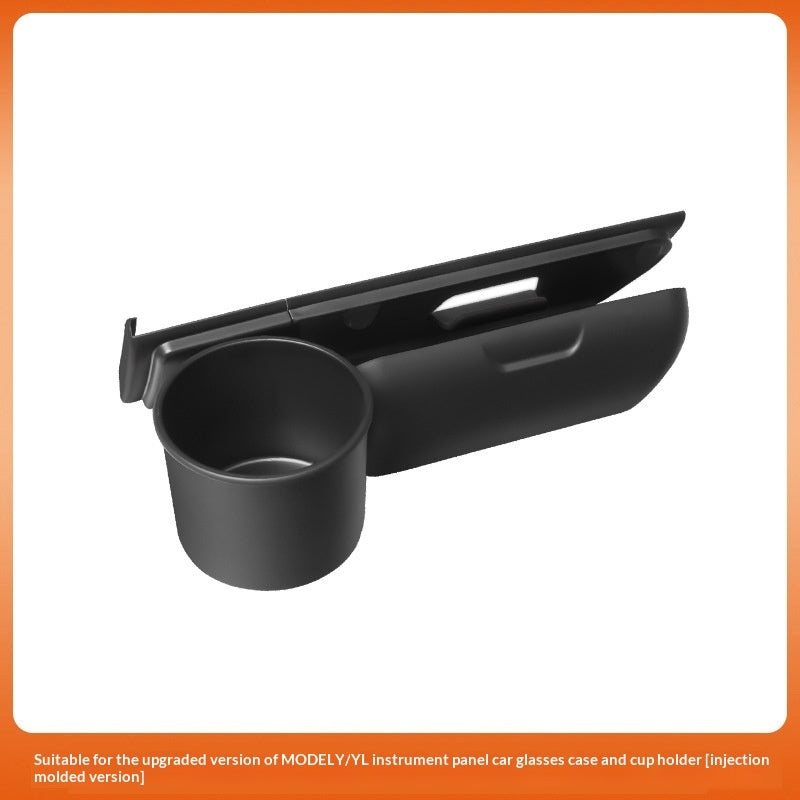 Suitable For Tesla In-car Eyewear Case And Cup Holder Accessories