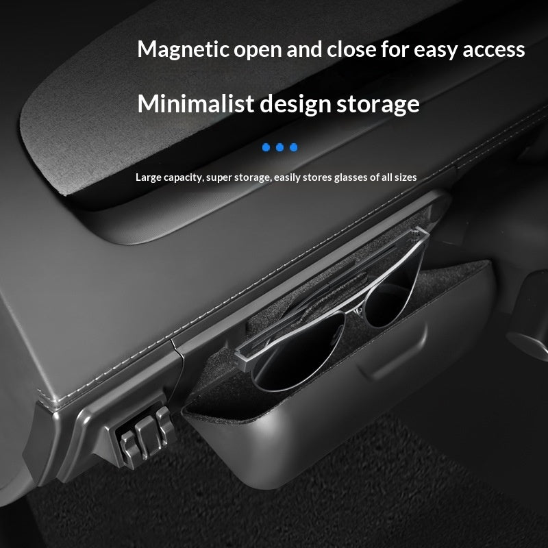 Suitable For Tesla In-car Eyewear Case And Cup Holder Accessories