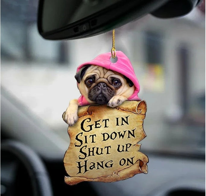 Car Dog Pendant Pendant, Car Key Backpack Accessories