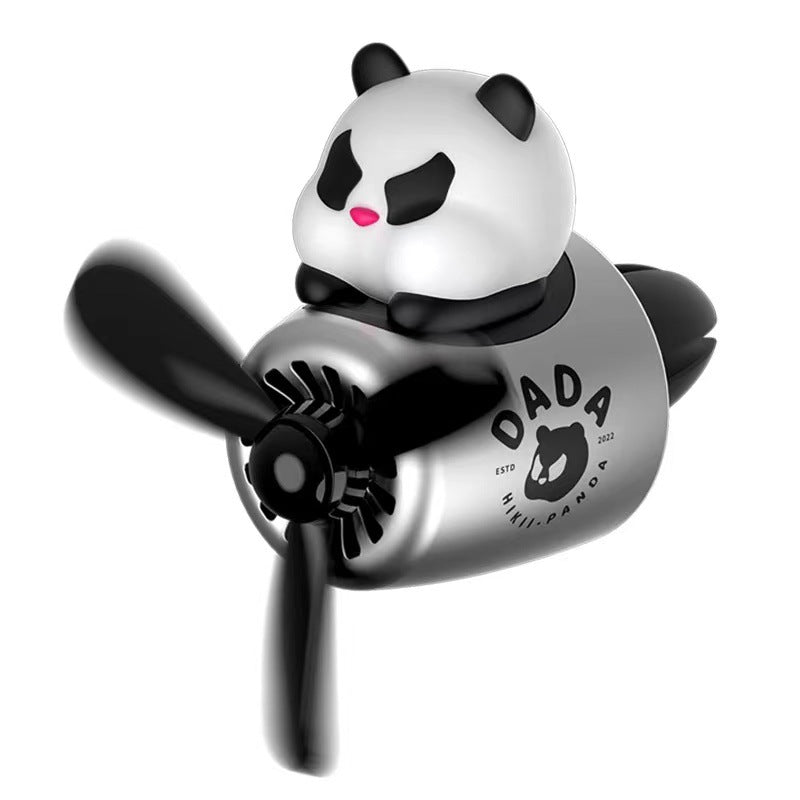 Car Air Freshener Cartoon Animal Rotating Propeller Accessories Outlet Design Fragrance Magnetic