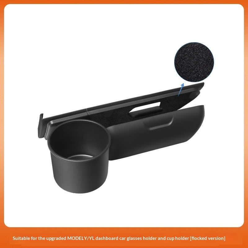 Suitable For Tesla In-car Eyewear Case And Cup Holder Accessories
