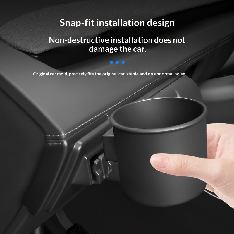 Suitable For Tesla In-car Eyewear Case And Cup Holder Accessories